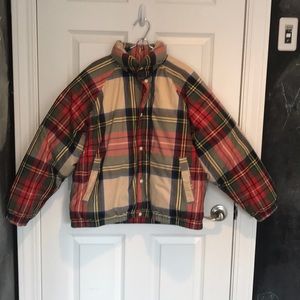 Vintage Ralph Lauren plaid down jacket size M